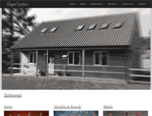 Tablet Screenshot of chapelguitars.com